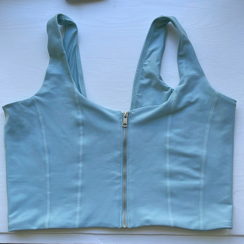 Abercrombie YPB Front Zip Sports Bra XL
